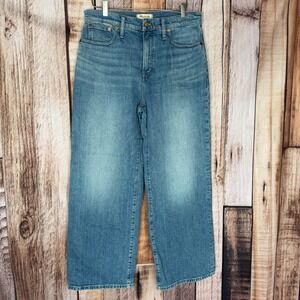 Madewell Jeans Wide-Leg Perfect Vintage Classic Denim High Rise Size 31
